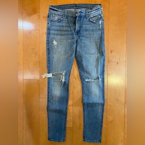 7 For All Mankind distressed jeans